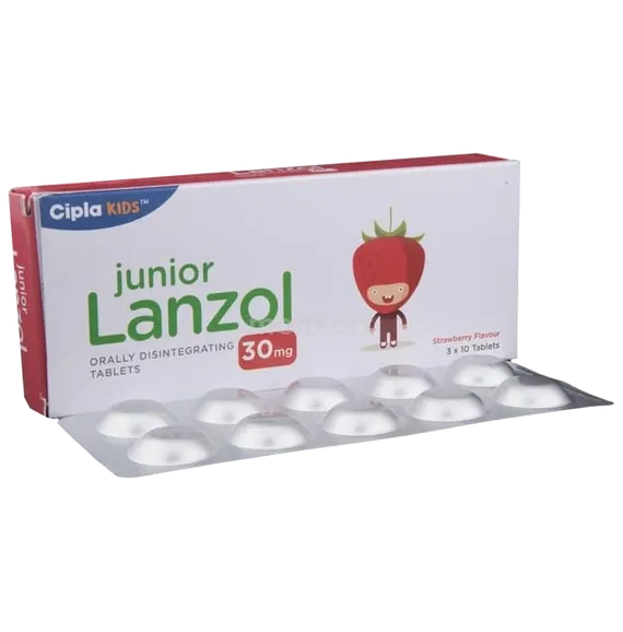 junior lanzol 30mg tablet 10's